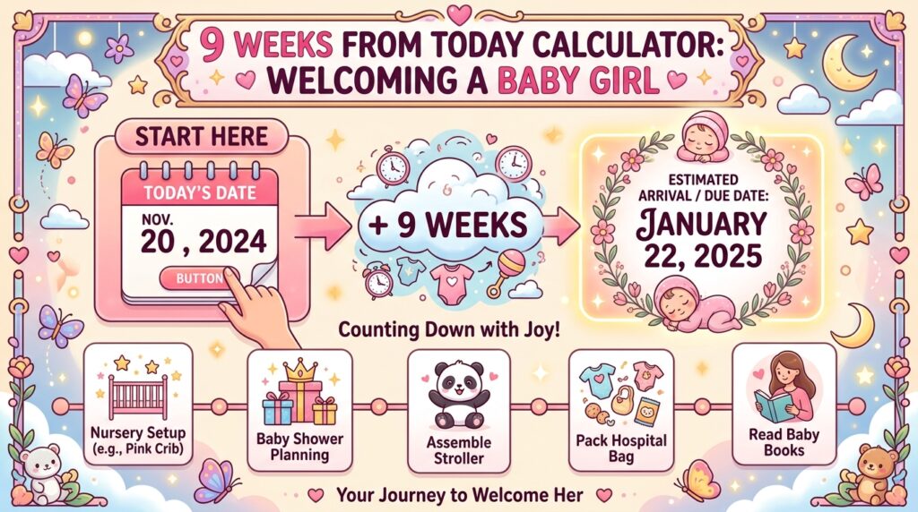 Today Calculator for Welcoming a Baby Girl