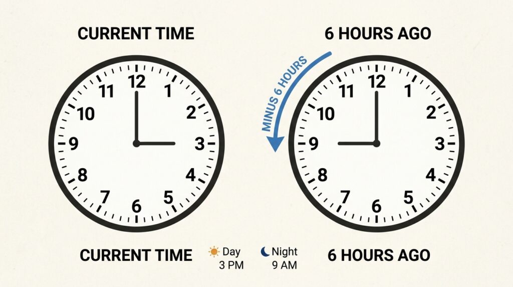 What Time Was It 6 Hours Ago: How to Calculate It Manually